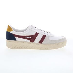 Gola White and Burgundy Sneakers